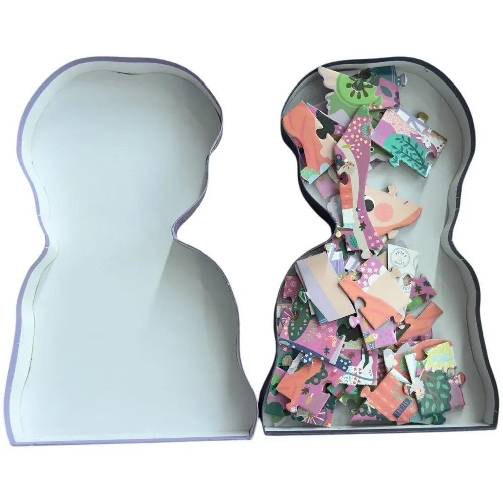 Floss & Rock Kids 40 Piece Princess Shaped Jigsaw Puzzle.